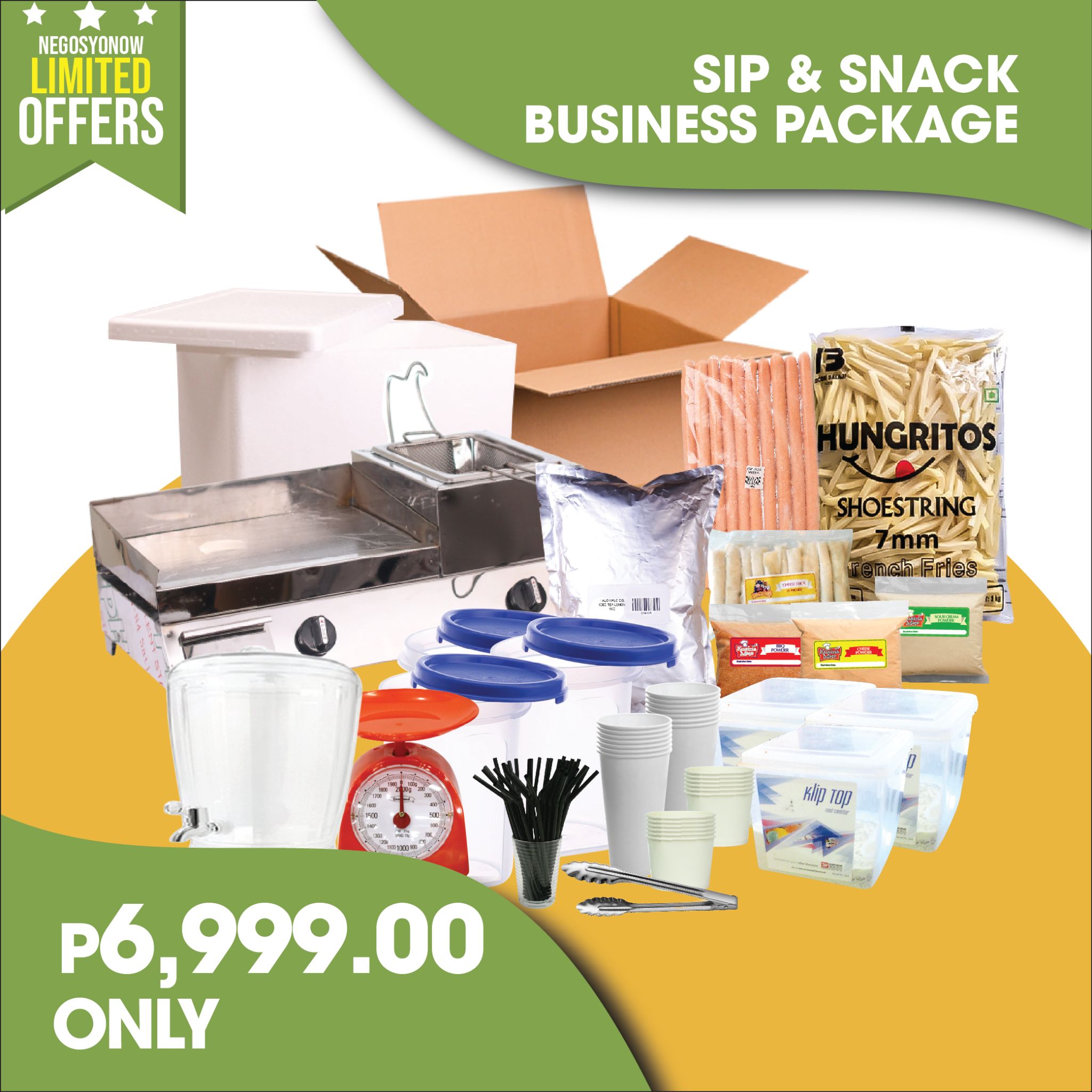 Sip and Snack Negosyo Package